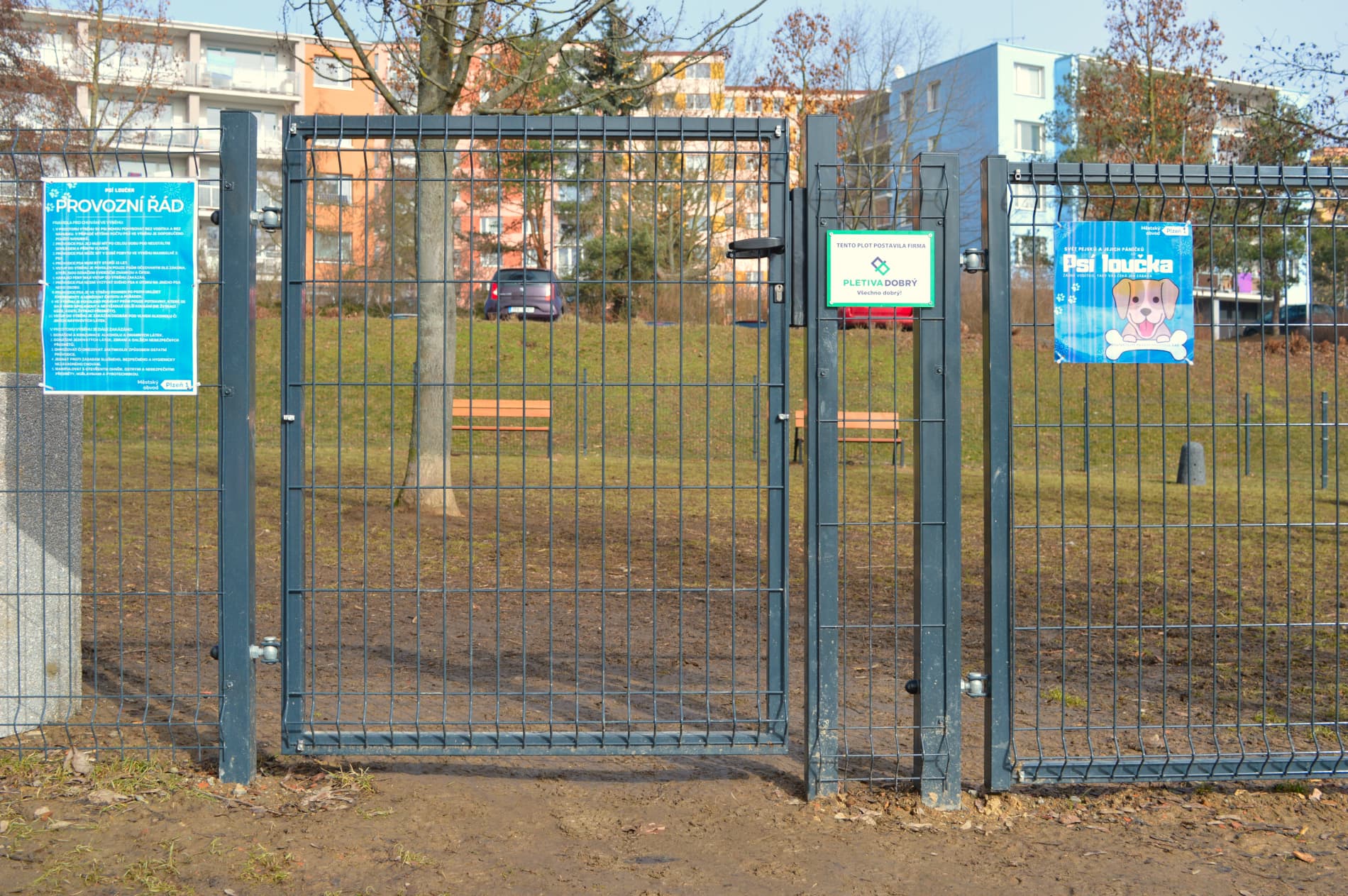 branka 3D plotový panel antracit